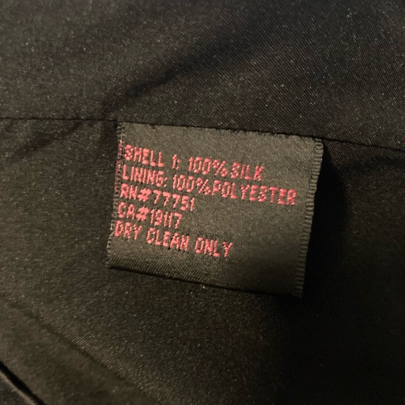 Vintage Betsey Johnson Womens Size 6 100% Silk Black Mini Dress Polka Dots Pinup - Picture 7 of 9